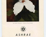 Royal York Hotel ASHRAE Luncheon Program 1966 White Trillium Orchid Toronto - $17.80