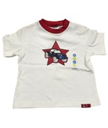 Gymboree Baby T Shirt 6-12 Months White Red Hot Rod Car Star Graphic Tee... - $238.88 MXN