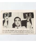 1952 Rocky Marciano Heavyweight Boxing Champion Brockton Quick Magazine ... - €17,04 EUR