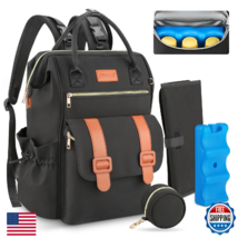 PIIOSER Diaper Bag Backpack with Ice Pack, Large Capacity &amp; Waterproof B... - $78.02