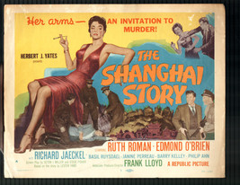 Shanghai Story 11&quot;x14&quot; Lobby Card Set 8 Cards Ruth Roman Crime - £87.00 GBP