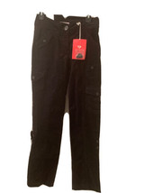 Dear AB by Amanda Bynes Black Corduroy Pants Straight Fit Size 4  - $42.14