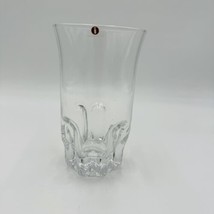 iittala Finland Crystal Glass Vase Marja Design Tapio Wirkkala 6.5” 1976... - $85.50