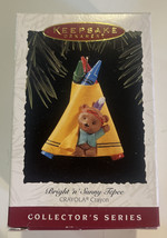 1995 Hallmark Ornament Bright &#39;n&#39; Sunny Tepee Crayola Crayon Keepsake - £9.74 GBP