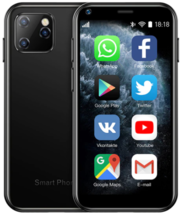 SOYES XS11 8gb Quad Core 2.5&quot; Dual Sim Wi-Fi Android 3g Mini Smartphone Black - £87.28 GBP