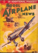 Model Airplane News 9/1937-Curtiss Hawk &quot;75&quot; plane cover-Josef Kotula-VG - £52.34 GBP