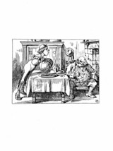 Alice In Wonderland Giclee Print From Sir John Tenniel- &#39;you finished the goose&#39; - £14.10 GBP