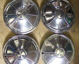1972 73 74 75 76 PLYMOUTH DUSTER VALIANT HUBCAPS WHEEL COVERS 14&quot; OEM - £72.15 GBP