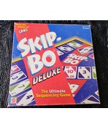 Skip-Bo Deluxe Card Game  Ultimate Sequencing Game 2001 Mattel-Complete - $45.00 CAD