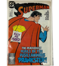 Superman #16 Apr 1988 DC The Perfidious Perils of the Pusillanimous Prankster image 2