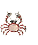 Opal crab crystal pin brooch - $17.64 CAD