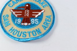 Vintage 1995 Camp Strake Sam Houston Blue Border Boy Scouts of America BSA Patch - £9.36 GBP