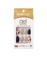KISS GOLDFINGER GEL GLAM READY TO WEAR 24 NAILS GLUE INCLUDED - #GF92 - £5.09 GBP