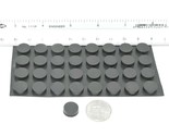 3/16&quot; Tall x 7/16” Round Small Rubber Feet 3M Adhesive Backing  32 Feet ... - $12.12