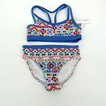 Jantzen Southwest Sport Little Girls Bikini 4 UPF 50+ Blue Pink NWT  $48 - £11.07 GBP