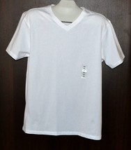 Xios Men’s White V Neck T-Shirt Cotton Size 2XL  NEW - £12.41 GBP