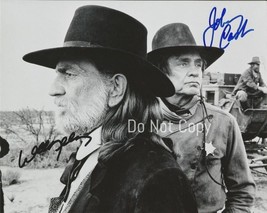 Willie Nelson &amp; Johnny Cash Signed Photo 8X10 Rp Autographed Reprint Country - £15.92 GBP