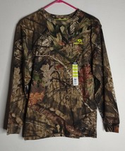 MOSSY OAK Shirt Boy&#39;s XXL 18 Camo Break-Up Country Long Sleeve Hunting Outdoor - £7.18 GBP