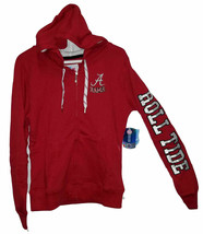 Alabama Crimson Tide Red Full Zip Sweatshirt with Hood Size M - NWT $42.99 - $34.64