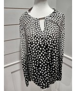 New Lascana Women Size 8/10 Shirt Top Blouse Black And White - £10.37 GBP