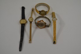 Ladies Watch Lot Vintage Timex Milus Cardinal Seiko Lorus Quartz AS IS  - £38.90 GBP