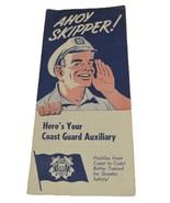 1962 Brochure Ahoy Skipper Coast Guard Auxiliary United States Boating S... - £16.09 GBP