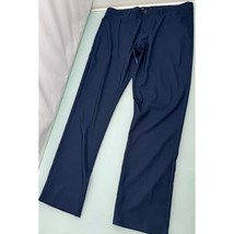 Travis Mathew Golf Performance Pants Lightweight Blue Flat Front Stretch 38X33 - $29.67