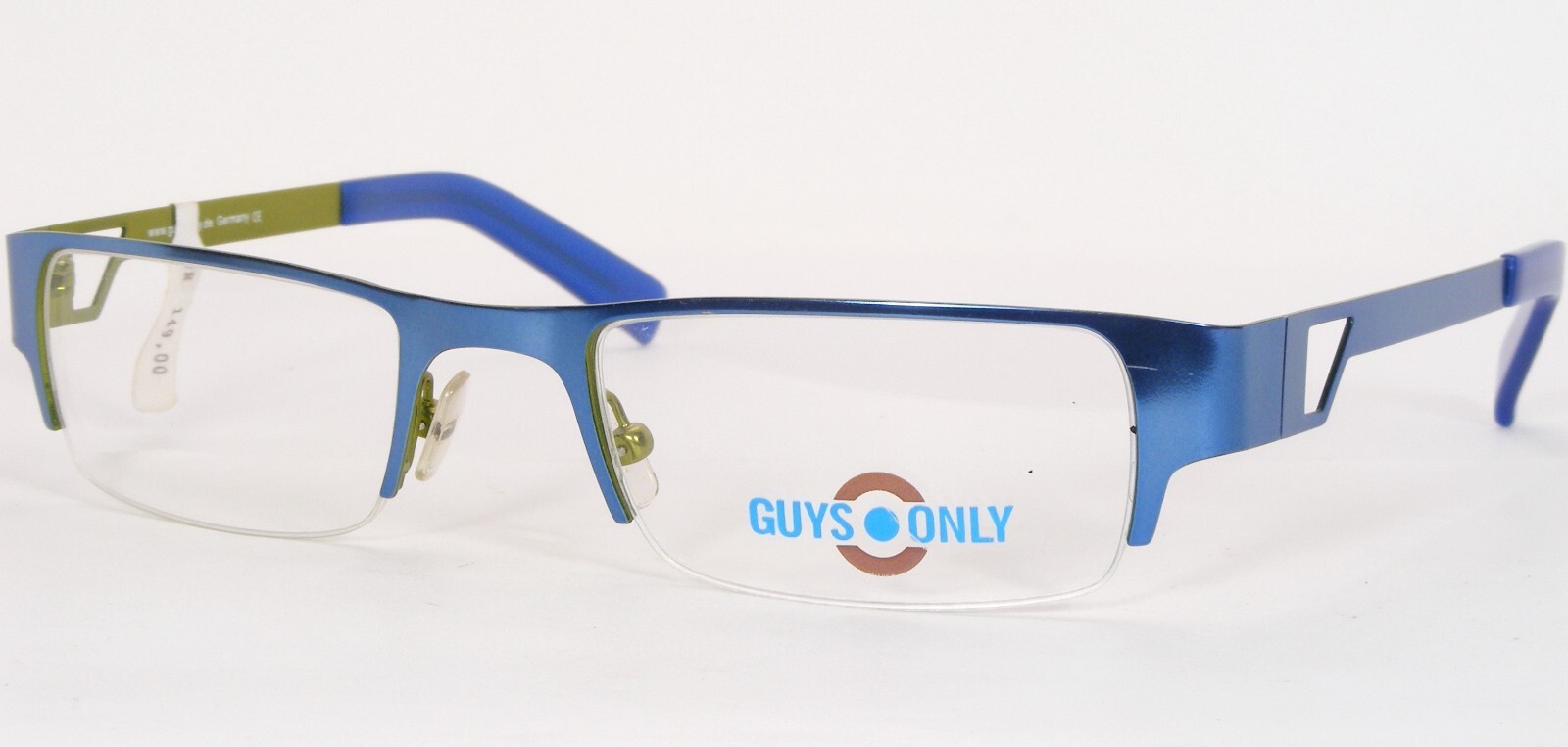 GUYS ONLY 3016 780 Blue UNIQUE RARE EYEGLASSES FRAME 51-20-130mm Germany... - $39.60