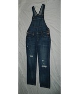 Girls Classic Old Navy Brand Blue Denim Overalls size 14 / 28x28 - £14.44 GBP