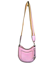 Lilac Purple Henri Bendel New York Satchel Crossbody Leather Bag Purse - $213.17