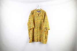 Vintage 90s Southpole Mens 2XL XXL Spell Out Baggy Fit Collared Button Shirt - £47.45 GBP