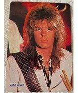 ⭕VTG card pocket calendar 1987 JOHN LEVEN EUROPE Portugal group music si... - $4.46