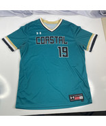 Coastal Carolina Chanticleers Baseball Jersey #19 Under Armour Size Mens... - $37.15