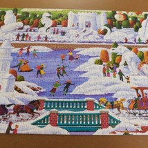 Wisconsin Snow Sculpture Heronim 1000 Piece Jigsaw Puzzle 27 x 19 COMPLETE - $11.65
