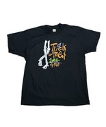 Vintage 80s TRICK OR TREAT SMELL MY FEET HALLOWEEN T-SHIRT SIZE L Single... - £31.46 GBP