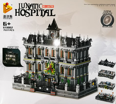 Lunatic Hospital Modular Building Blocks City Street MOC Bricks Toys DIY Models - £236.85 GBP