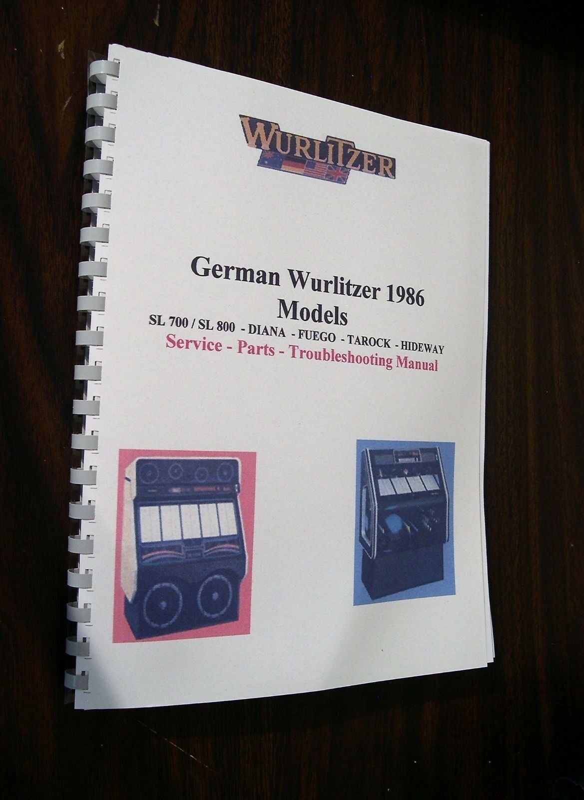 German Wurlitzer 1980  Manual - $29.69
