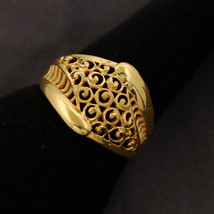 BIS 916 Original Gold Disconnected Ring Size US 6.75 Uncles Black Friday Jewelry - $691.71