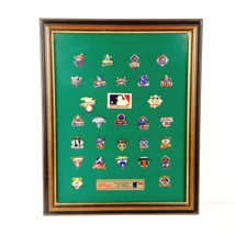 Kellogg&#39;s Major League Baseball Framed MLB 29-Pc Metal Enamel Pin Collection - £59.21 GBP