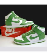 Nike Dunk High Retro BTTYS Men&#39;s Shoes White/White/Chlorophyll Size 14 - £92.75 GBP
