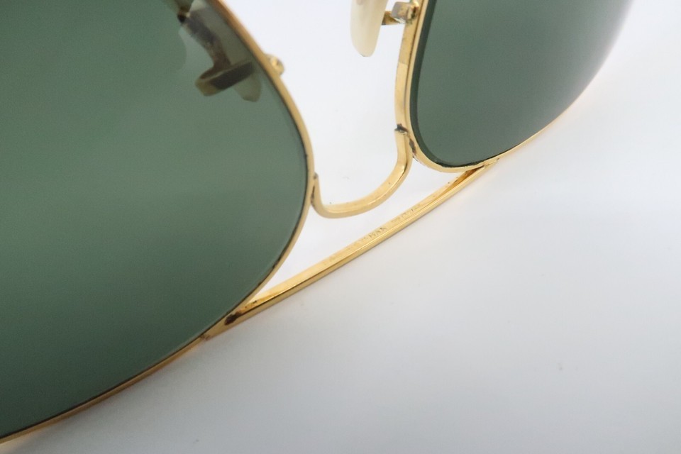 Vintage B&L Ray Ban Aviator Sunglasses BL Etched Lenses Size 62-14 Made in USA Item image 7