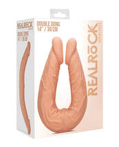 Shots RealRock 14&quot; Double Dong - Flesh - £30.32 GBP