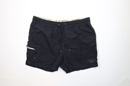Tommy Bahama Relax Mens 2XB Spell Out Lined Above Knee Shorts Swim Trunks Black - £31.15 GBP