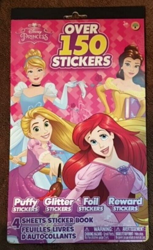 Disney Princess Fearless Sticker Booklet: with over 150 Stickers - Brand... - $5.79