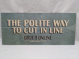 Potbelly Sandwich Works Order Online Promotion Countertop Sign - $43.71 CAD