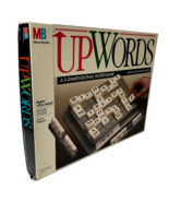 UpWords 3 Dimenstional Word Game By Milton Bradley Vintage 1988 Very Nice  - $11.28