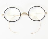 Windsor Antique Eyeglass Celluloid Nearly Circular Eyerim Thin Metal Bow... - $74.47