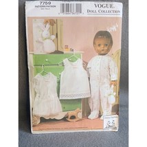 Vogue Doll Pajamas and Undergarments Teresa Layman Pattern 7759 - uncut - £20.26 GBP