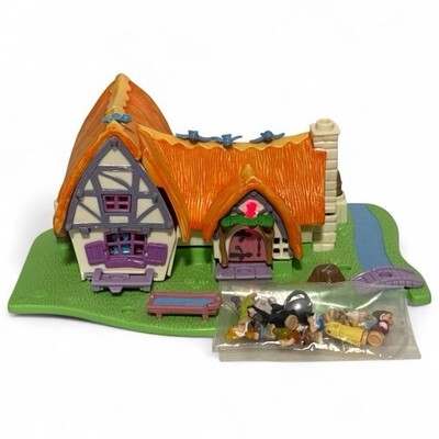 Snow White Seven Dwarfs Disney 1995 Polly Pocket Bluebird LIGHTS WORK COMPLETE  Item image 9