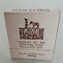 Vintage B &amp; J Motel Kenton Ohio Cigarette Matches VTG Struck  VTG - $8.90